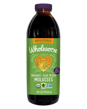 Wholesome Organic Fair Trade Molasses Case - 12ct/16oz Bottle