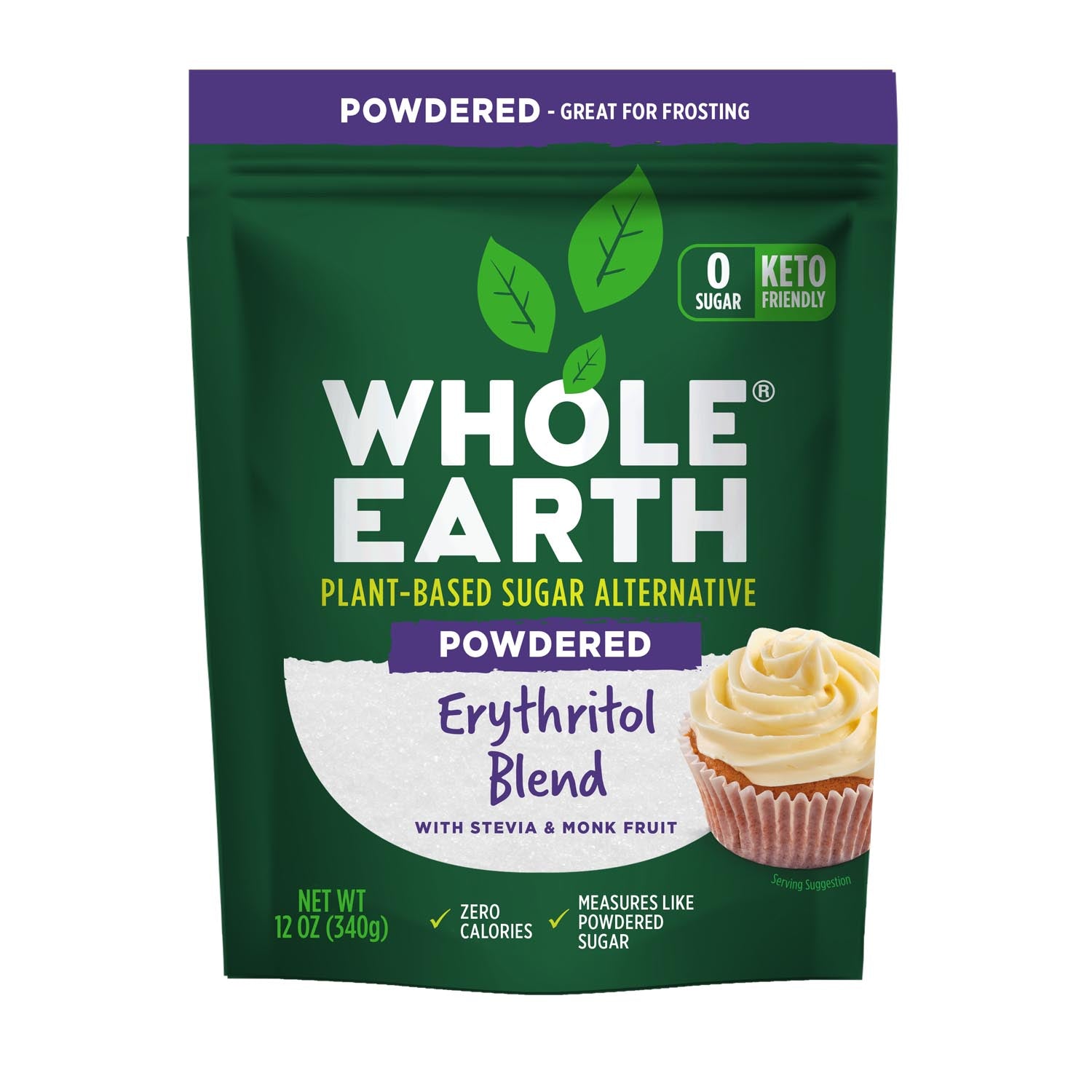 Whole Earth® Powdered Erythritol Blend - 6/12oz Bag